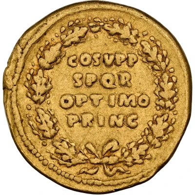 Aureus - Trajan COS V P P S P Q R OPTIMO PRINC back
