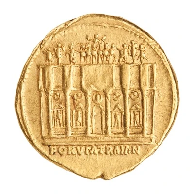 Aureus - Trajan FORVM TRAIAN back