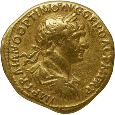Aureus - Trajan IMPERATOR VII front