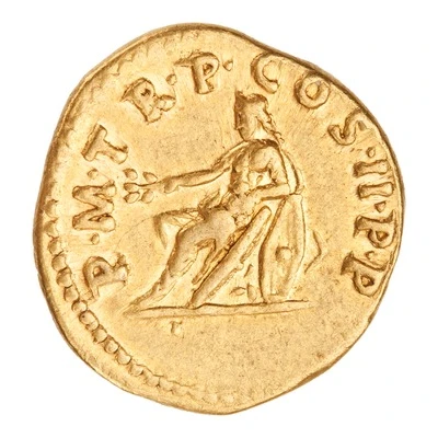 Aureus - Trajan P M TR P COS II P P; Germania back