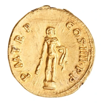 Aureus - Trajan P M TR P COS IIII P P; Hercules back