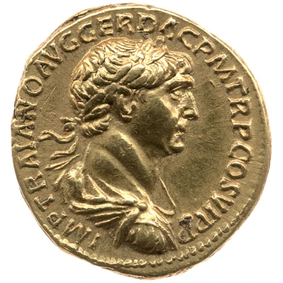 Aureus - Trajan PROFECTIO AVG front