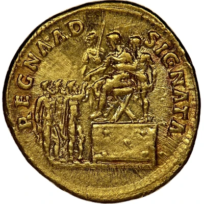 Aureus - Trajan REGNA ADSIGNATA back