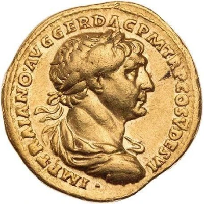 Aureus - Trajan S P Q R OPTIMO PRINCIPI ALIM ITAL front
