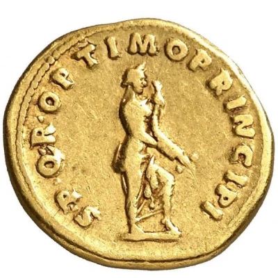 Aureus - Trajan S P Q R OPTIMO PRINCIPI; Abundantia back