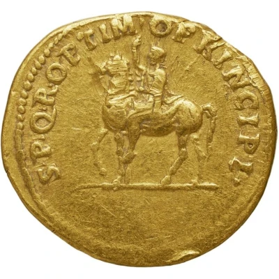 Aureus - Trajan S P Q R OPTIMO PRINCIPI; Victory back