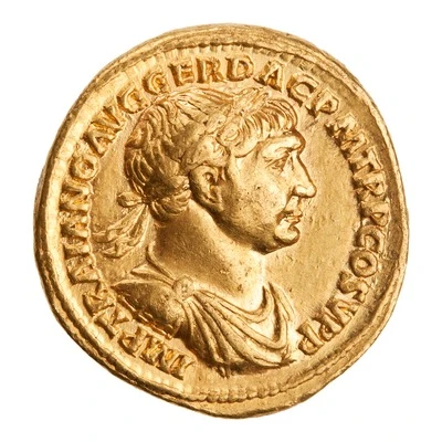 Aureus - Trajan S P Q R OPTIMO PRINCIPI front