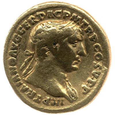 Aureus - Trajan S P Q R OPTIMO PRINCIPI front
