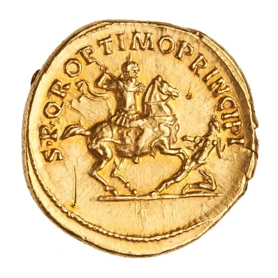 Aureus - Trajan S P Q R OPTIMO PRINCIPI back