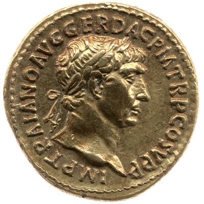 Aureus - Trajan S P Q R OPTIMO PRINCIPI front