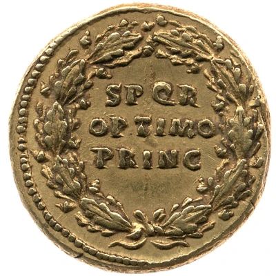 Aureus - Trajan S P Q R OPTIMO PRINC back