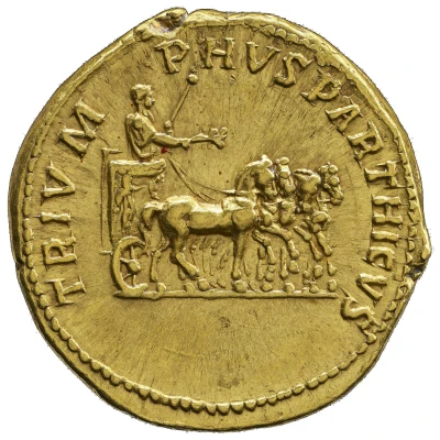 Aureus - Trajan TRIVMPHVS PARTHICVS back