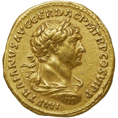 Aureus - Trajan and Marcus Ulpius Traianus DIVVS PATER TRAIANVS front