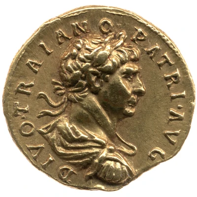 Aureus - Trajan and Plotina PLOTINAE AVG front