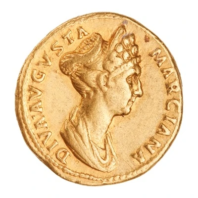 Aureus - Ulpia Marciana CONSECRATIO front