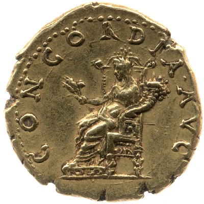 Aureus - Vespasian CONCORDIA AVG; Ceres back