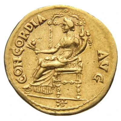 Aureus - Vespasian CONCORDIA AVG; Ceres back