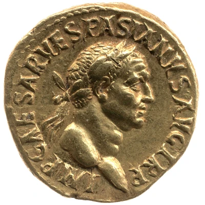 Aureus - Vespasian CONCORDIA AVG; Concordia front