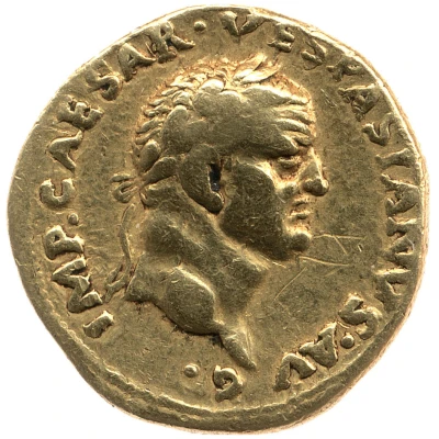 Aureus - Vespasian CONSEN EXERCIT front