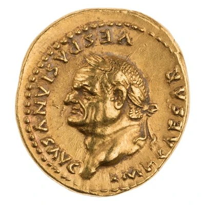 Aureus - Vespasian COS VII front