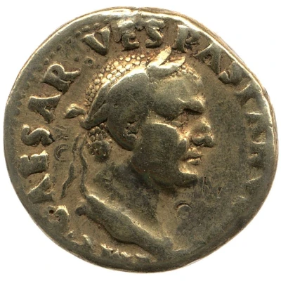 Aureus - Vespasian COS•ITER TR•POT; Neptune front