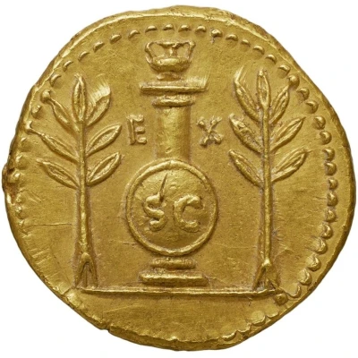 Aureus - Vespasian EX back