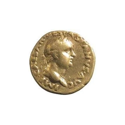 Aureus - Vespasian GENIVM P R; Genius front