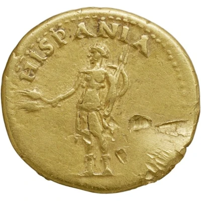 Aureus - Vespasian HISPANIA; Hispania back