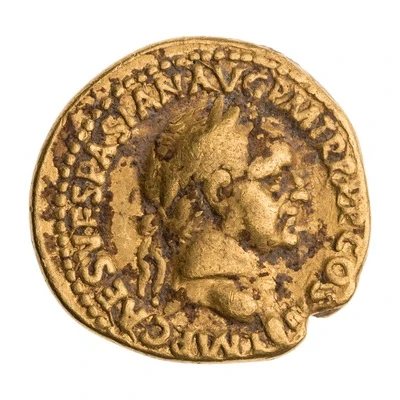 Aureus - Vespasian PACI AVGVSTI; Pax and Nemesis front