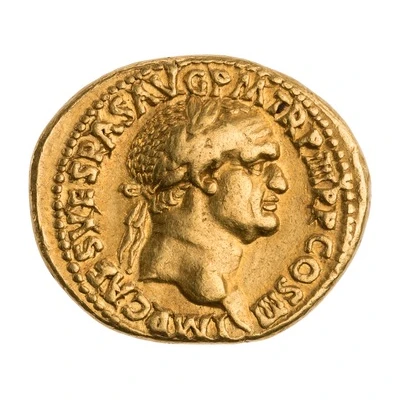 Aureus - Vespasian PACI AVGVSTI; Pax and Nemesis front