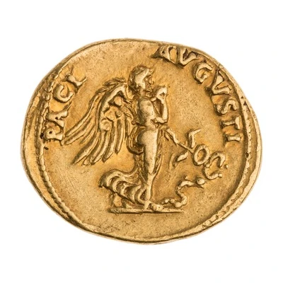 Aureus - Vespasian PACI AVGVSTI; Pax and Nemesis back