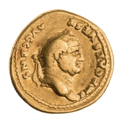 Aureus - Vespasian PAX AVG; Pax front