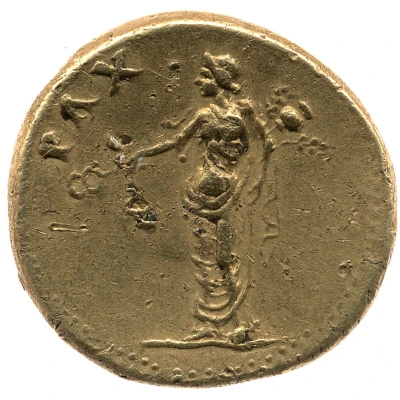 Aureus - Vespasian PAX; Pax back