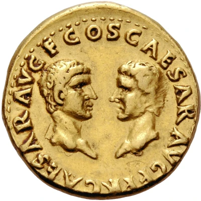 Aureus - Vespasian, Titus, and Domitian CAESAR AVG F COS CAESAR AVG F PR back