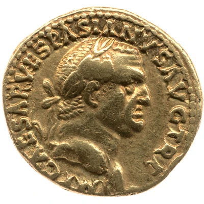 Aureus - Vespasian, Titus, and Domitian TITVS ET DOMITIAN CAESARES PRIN IVEN front
