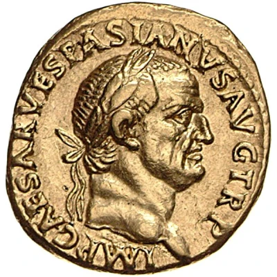 Aureus - Vespasian, Titus, and Domitian TITVS ET DOMITIANVS CAESAR PRIN IVEN front