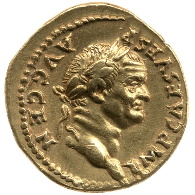 Aureus - Vespasian VESTA front