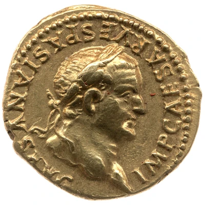 Aureus - Vespasian VESTA front