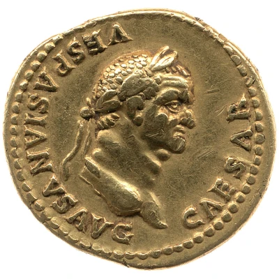 Aureus - Vespasian VESTA front