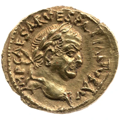 Aureus - Vespasian and Titus IMP T FLAVIVS CAESAR AV F front