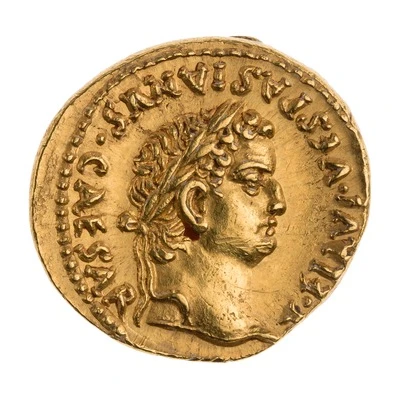 Aureus - Vespasian and Titus T FLAVI VESPASIANVS CAESAR front