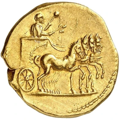 Aureus - Vespasian back