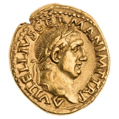 Aureus - Vitellius CONCORDIA P R; Concordia front