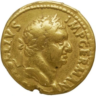 Aureus - Vitellius CONSENSVS EXERCITVVM; Mars front
