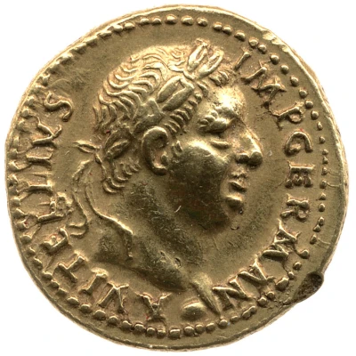 Aureus - Vitellius FIDES EXERCITVVM front
