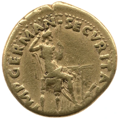 Aureus - Vitellius SECVRITAS IMP GERMAN; Securitas back