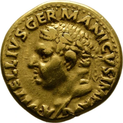 Aureus - Vitellius VICTORIA AVGVSTI; Victory front
