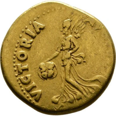 Aureus - Vitellius VICTORIA AVGVSTI; Victory back