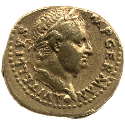 Aureus - Vitellius VICTORIA AVGVSTI; Victory front
