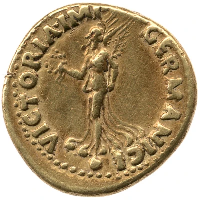 Aureus - Vitellius VICTORIA IMP GERMANICI; Victory back